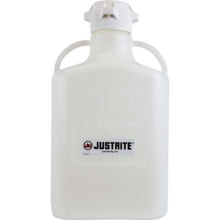 JUSTRITE Justrite Carboy, HDPE, 10-Liter 12909